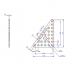Треугольная пластина из анодированного алюминия Triangle Plate 6*8 (Pair) - «globural.ru» - Тобольск