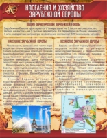 Стенд "Населения и хозяйство Зарубежной Европы" - «globural.ru» - Тобольск