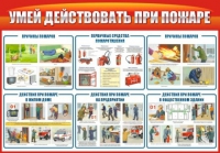 Стенд "Умей действовать при пожаре" - «globural.ru» - Тобольск