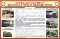 Стенд "ТБ при выполнении работ на токарном станке" - «globural.ru» - Тобольск