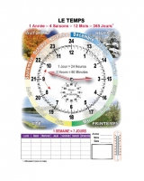 Le temps. Учебно наглядные пособия по французскому языку - «globural.ru» - Тобольск