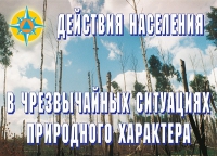 Комплект плакатов "Действия населения в ЧС природного характера" - «globural.ru» - Тобольск