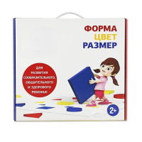 Подвижная развивающая игра "Форма, цвет, размер" - «globural.ru» - Тобольск
