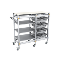 Тележка 2-х секционная для учебных наборов и цифровых лабораторных комплексов SenseDisc - «globural.ru» - Тобольск