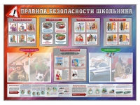 Стенд-уголок "Правила безопасности школьника" - «globural.ru» - Тобольск