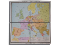 Учебная карта "Европа с 1815 - 1849 г.г." 1180*1070 мм (матовое, 2-стороннее лам.) - «globural.ru» - Тобольск