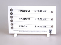 Прибор для демонстрации зависимости сопротивления проводника от его длины, сечения и материала - «globural.ru» - Тобольск