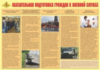 Плакат "Обязательная подготовка граждан к военной службе" - «globural.ru» - Тобольск