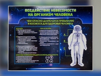 Стенд "Воздействие невесомости на организм человека" - «globural.ru» - Тобольск