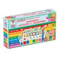 Развивающий тренажёр "Разноцветные окошки" 3-5 лет. Дополнительный набор карточек к базовому комплекту - «globural.ru» - Тобольск