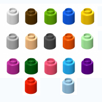  Элемент конструктора одиночный одноцветный Color Blocks 100 штук - «globural.ru» - Тобольск