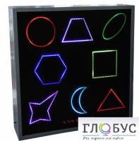 Интерактивная панель "Цветные фигуры-8" (вариант 3) - «globural.ru» - Тобольск