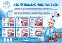 Стенд "Как правильно чистить зубы" - «globural.ru» - Тобольск