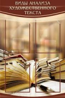 Стенд "Виды анализа художественного текста" - «globural.ru» - Тобольск