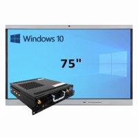 Интерактивная панель 75" (встроенный ПК, Win10, Intel i5) - «globural.ru» - Тобольск