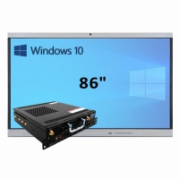 Интерактивная панель 86" (встроенный ПК Win10, Intel i5) - «globural.ru» - Тобольск