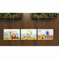 Комплект настенных панелей «Стройка» - «globural.ru» - Тобольск