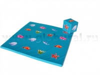 Игровой детский мат «Море» с кубиком (ВИК) - «globural.ru» - Тобольск