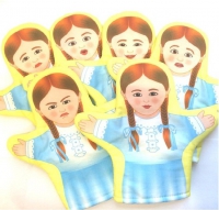 Набор кукол - рукавичек  "Эмоции. Девочки" - «globural.ru» - Тобольск