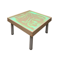 Столик на ножках для рисования песком Радуга. Подсветка RGB - «globural.ru» - Тобольск
