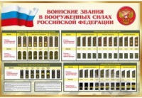 Стенд "Воинские звания в вооруженных силах российской федерации" - «globural.ru» - Тобольск