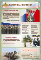 Стенд "На службе Отечеству" (вариант 1) - «globural.ru» - Тобольск
