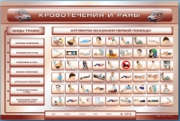 Трехсекционный базовый комплект "Травмы. Кровотечения. Ожоги" для учащихся общеобразовательных учреждений - «globural.ru» - Тобольск