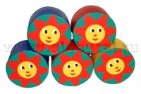 Пуфик «Солнышко» d=60*30см (ВИК) - «globural.ru» - Тобольск