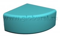 Угловой пуфик 60*60*32см (ВИК) - «globural.ru» - Тобольск