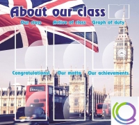 Стенд "About our class" - «globural.ru» - Тобольск