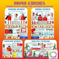 Стенд "Пожарная безопасность" (вариант 2 в ассортименте) - «globural.ru» - Тобольск