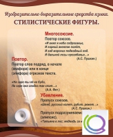 Стенд "Стилистические фигуры" в ассортименте - «globural.ru» - Тобольск