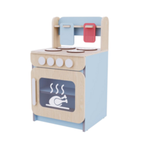 Плита с духовым шкафом из коллекции «НЕГА» (голубой) - «globural.ru» - Тобольск