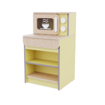 Модуль с микроволновкой из коллекции «НЕГА» (желтый) - «globural.ru» - Тобольск