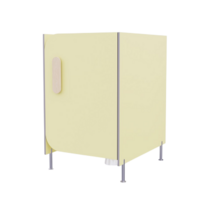 Гигиеническая кабинка из коллекции «НЕГА» (цвет желтый) - «globural.ru» - Тобольск