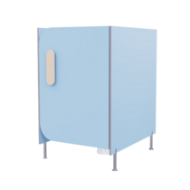 Гигиеническая кабинка из коллекции «НЕГА» (цвет голубой) - «globural.ru» - Тобольск