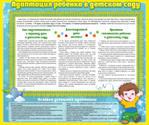 Стенд "Адаптация ребенка в детском саду" - «globural.ru» - Тобольск