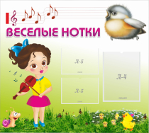 Стенд "Веселые нотки" - «globural.ru» - Тобольск