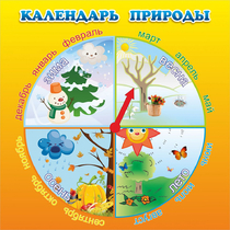 Стенд "Календарь природы" 0.5x0.5 - «globural.ru» - Тобольск