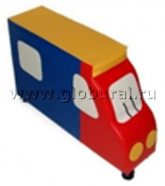 Напольная мягкая игрушка "Грузовик" каталка - «globural.ru» - Тобольск