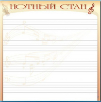 Доска магнитно-маркерная "Нотный стан" - «globural.ru» - Тобольск