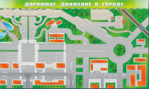 Доска магнитно-маркерная панорамная "Дорожное движение в городе" - «globural.ru» - Тобольск