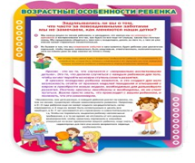 Стенд "Возрастные особенности ребенка" - «globural.ru» - Тобольск