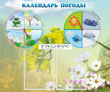 Стенд "Календарь погоды" - «globural.ru» - Тобольск