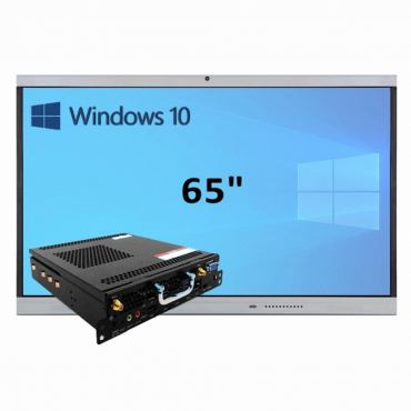 Интерактивная панель 65" (встроенный ПК Win10, Intel i5) - «globural.ru» - Тобольск