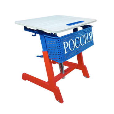 Стол ученический одноместный "Патриот-1п" на газовом лифте (р.гр. № 3-7 и наклоном столешницы ) - «globural.ru» - Тобольск